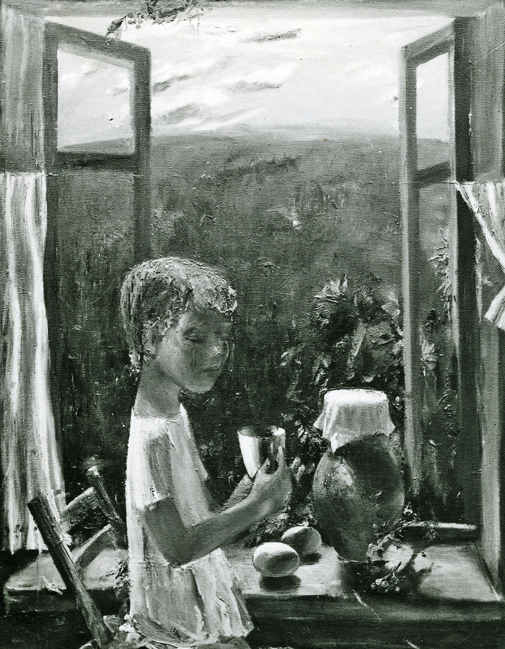 «Хлопчик біля вікна». 1959. Полотно, олія